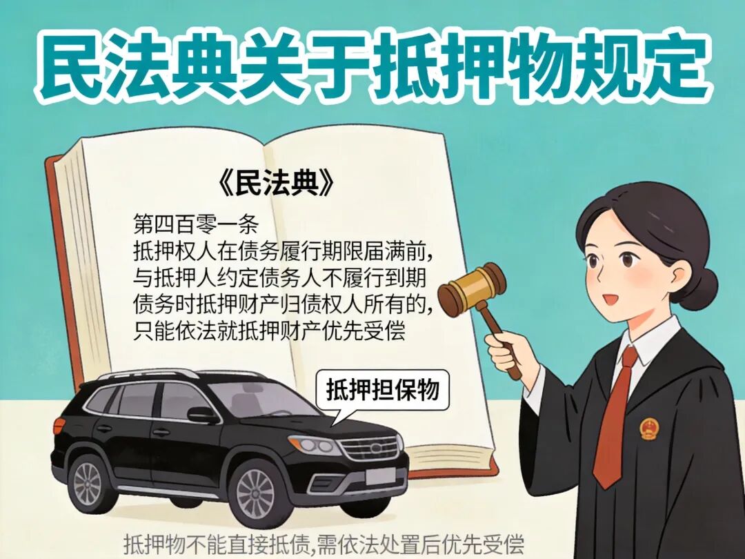 民法典关于抵押物的规定