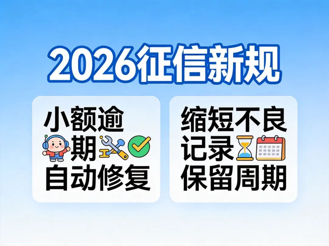 2026征信新规
