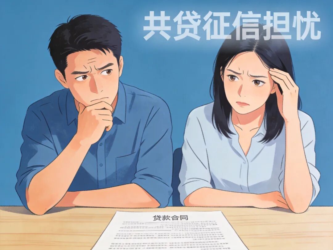 夫妻贷款征信担忧